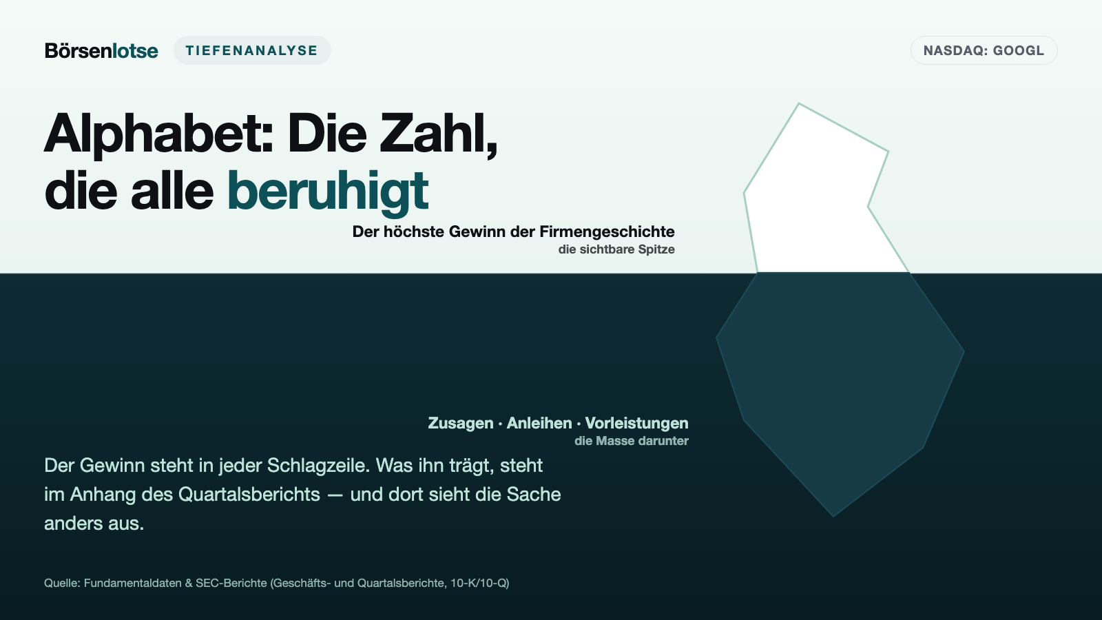 Alphabet: Die Zahl, die alle beruhigt