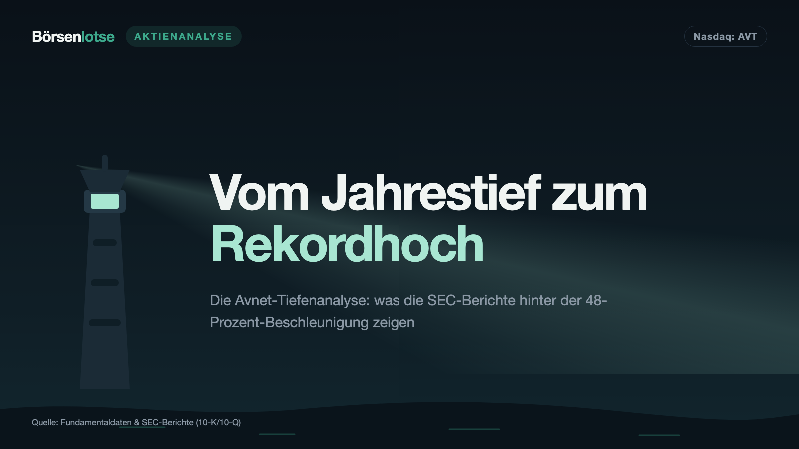 Avnet: 47,7 Prozent Umsatzsprung — ein Drittel davon macht der Speicherchip-Preis, der Rest der Weg vom Jahrestief zum Rekordhoch