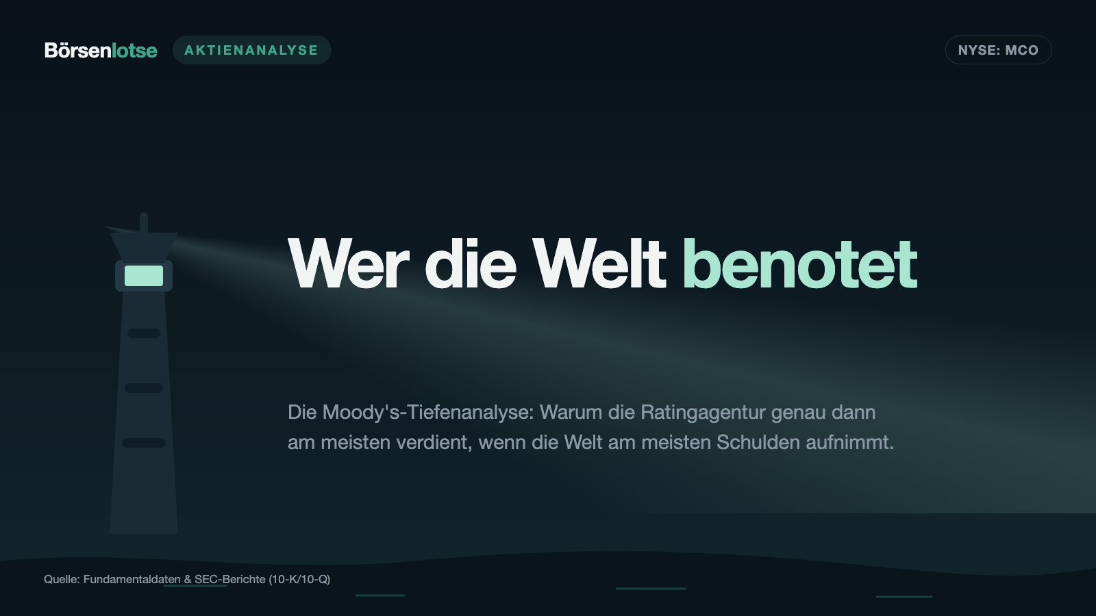 Moody's: Die Firma, die Schulden benotet — und ihr eigenes Eigenkapital wegkauft