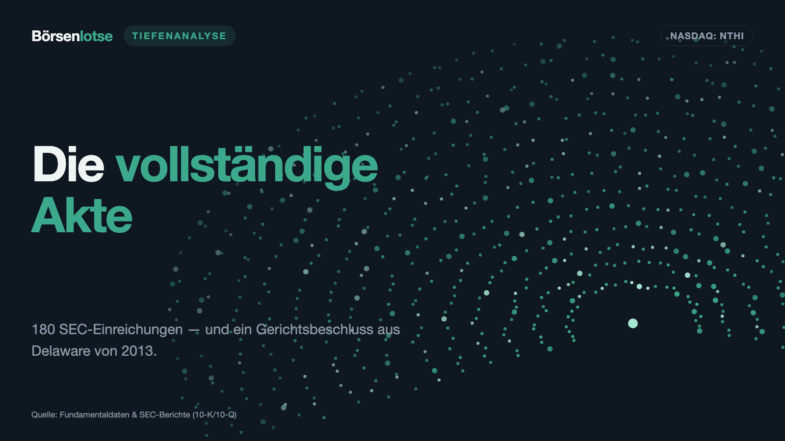 NeOnc: die vollständige Akte — 138.601 Dollar Kasse und ein Versprechen über 50 Millionen
