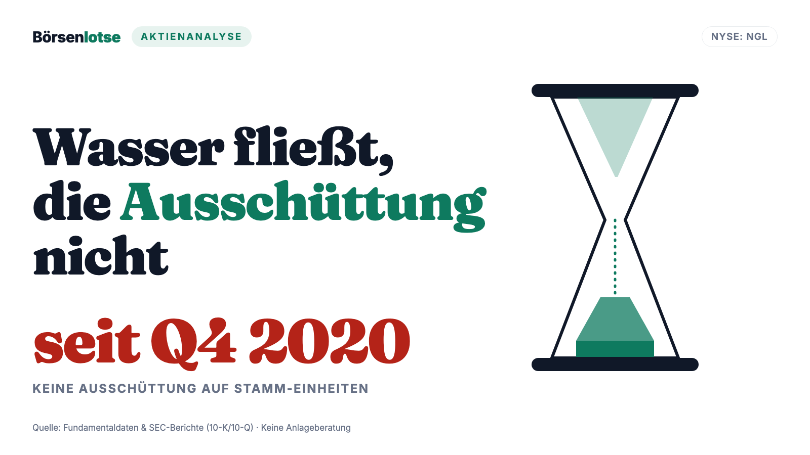 NGL Energy Partners: Amerikas größter Förderwasser-Entsorger — angekettet an 3,3 Milliarden Schulden und eine Ausschüttung, die seit 2020 ruht