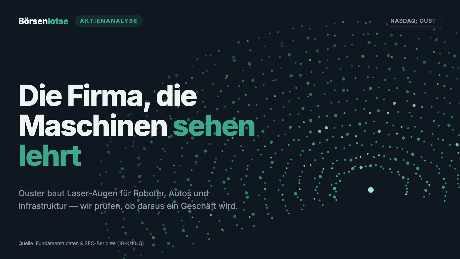 Ouster-Aktie im ehrlichen Faktencheck: LiDAR-Wachstum, Physical-AI-Fantasie und das Kleingedruckte