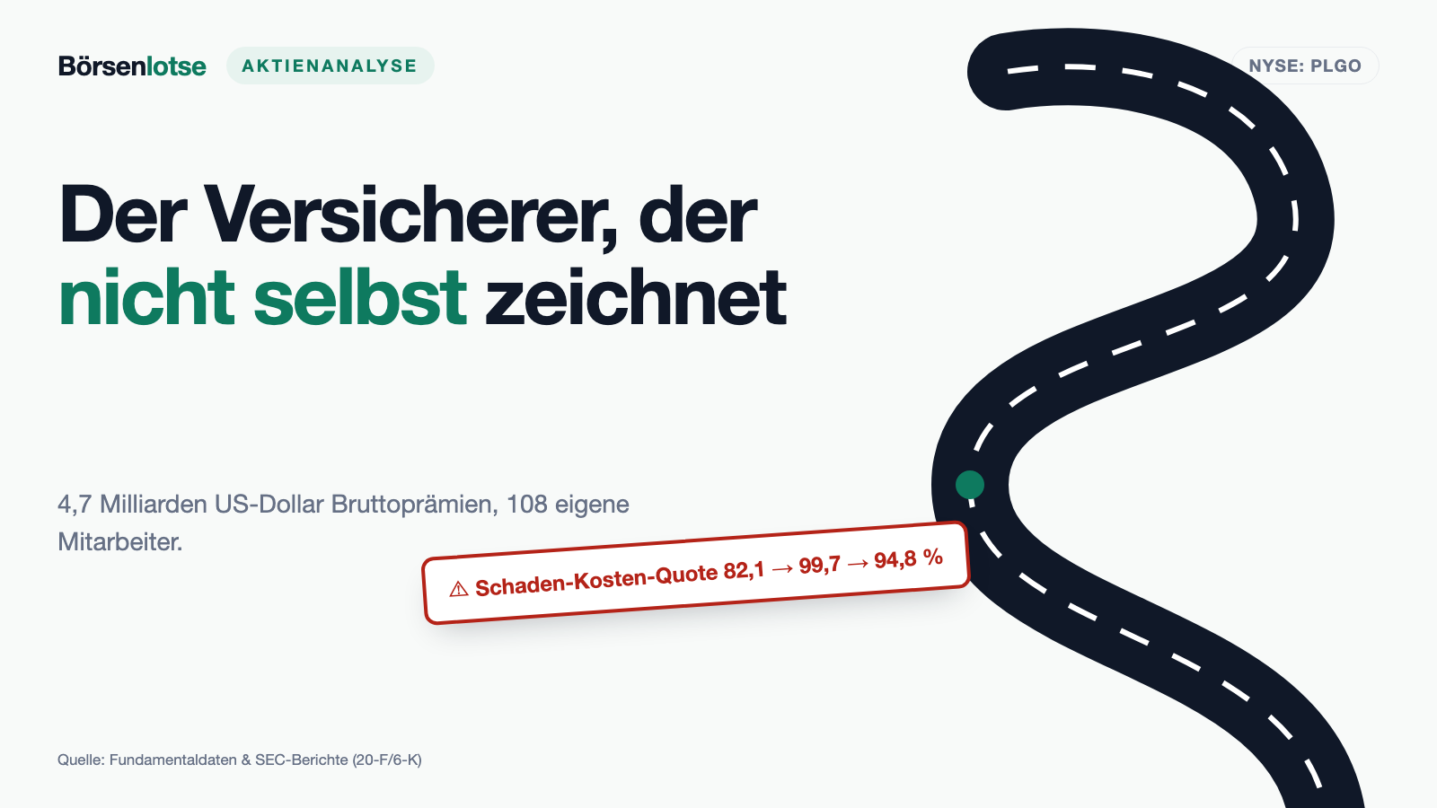 Pelagos-Aktie: 4,7 Milliarden Prämien — und 108 Mitarbeiter, die das Geschäft nicht zeichnen