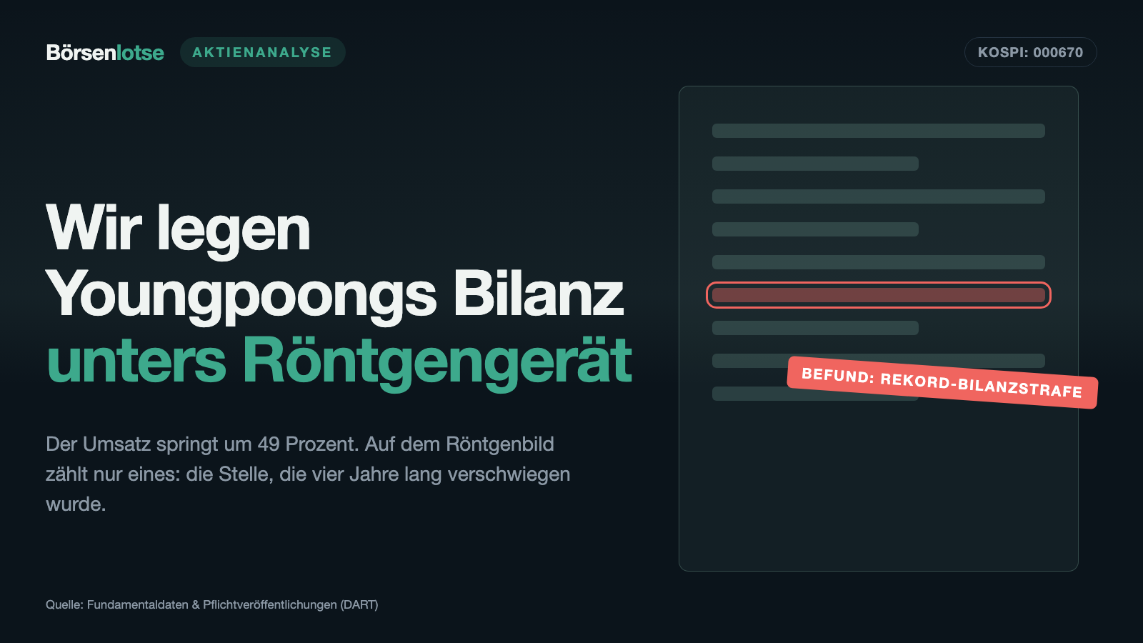 Youngpoong wächst bis zu 49 Prozent im Quartal — der Gewinn kommt aus einer umkämpften Beteiligung, die Geldbuße aus vier verschwiegenen Jahren